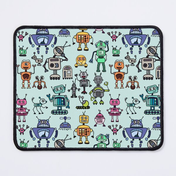 Item preview, The Robot's Best Friend All-Over Print designed and sold by Unhinged Heather.