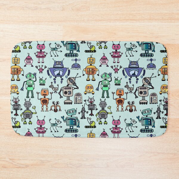 Item preview, The Robot's Best Friend All-Over Print designed and sold by Unhinged Heather.