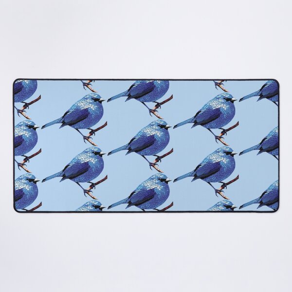 Item preview, blue bunting mosaic designed and sold by designmari.