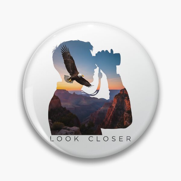 Item preview, Look Closer Binoculars Eagle Canyon Double Exposure designed and sold by LSphere Art.