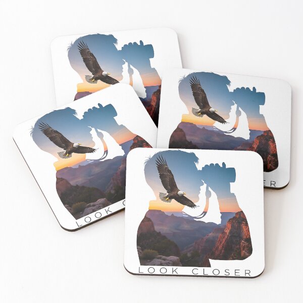 Item preview, Look Closer Binoculars Eagle Canyon Double Exposure designed and sold by LSphere Art.