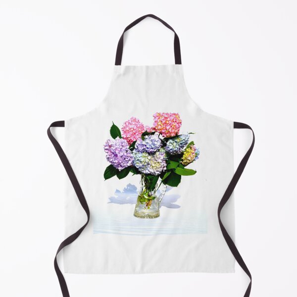 Item preview, Pink, purple, and blue Hydrangeas in Crystal vase designed and sold by hollycooper.