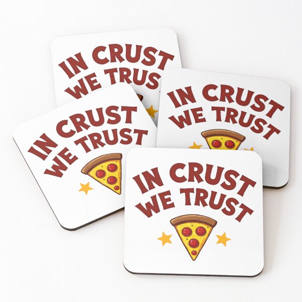 Item preview, Funny In Crust We Trust Pizza Food Pun designed and sold by Found Dream.