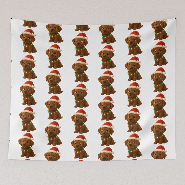 Item preview, Christmas Chesapeake Bay Retriever designed and sold by Sillytoe.