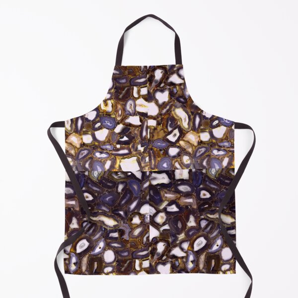 Item preview, Abstract Agate, brown and purple geode, gem stone pattern designed and sold by hollycooper.