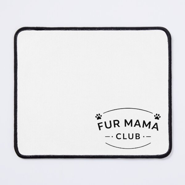 Item preview, Fur Mama Club Minimal Badge – Aesthetic Pet Mom Shirt Design designed and sold by mibrand.