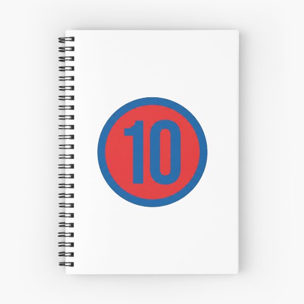 Item preview, Retro Number 10 Blue and Red Circle Graphic designed and sold by StudioTenDesign.