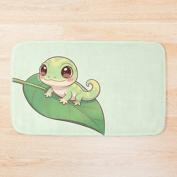 Item preview, Cute Kawaii Gecko – Adorable Pastel Baby Lizard Illustration designed and sold by soletstudio.