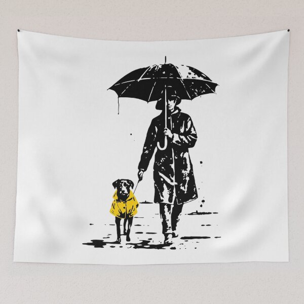 Item preview, Rainy Walk Silhouette designed and sold by SignumShop.