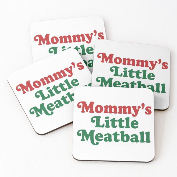 Item preview, Mommy's Little Meatball - Funny Retro Typography Meme designed and sold by AMICO77.