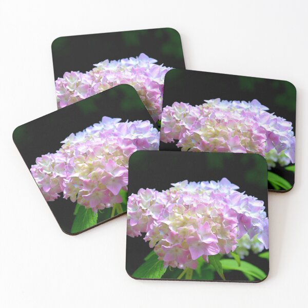Item preview, romantic pink and blue hydrangeas, purple pink Floral, Yellow hydrangeas , pink hydrangeas, purple and blue hydrangeas designed and sold by hollycooper.