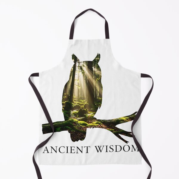 Item preview, Ancient Wisdom Owl Old Growth Forest Double Exposure designed and sold by LSphere Art.