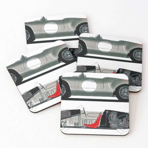 Item preview, Exclusive blueprint legendary germany racing car 550 Spyder with air cooled engine designed and sold by Cars23.