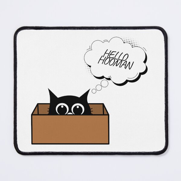 Item preview, Hello, Hooman Cat In a Box. designed and sold by Dinasshop.