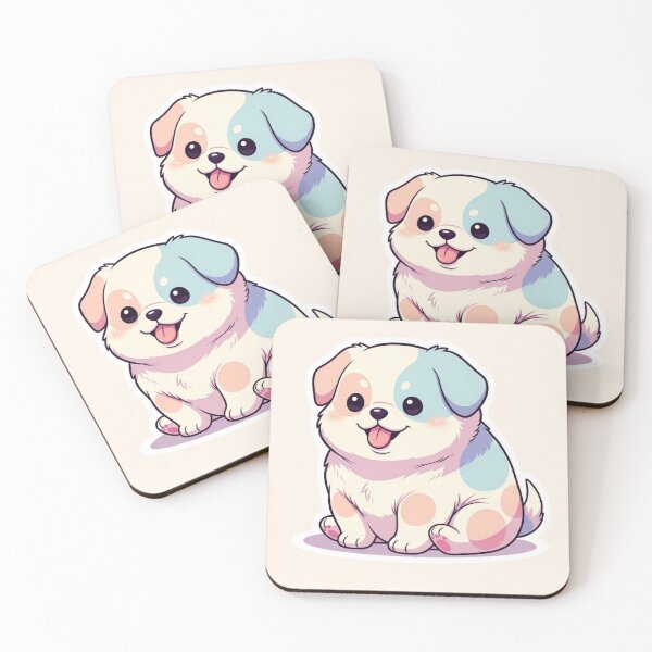 Item preview, Kawaii Puppy – Cute Pastel Dog Illustration designed and sold by soletstudio.