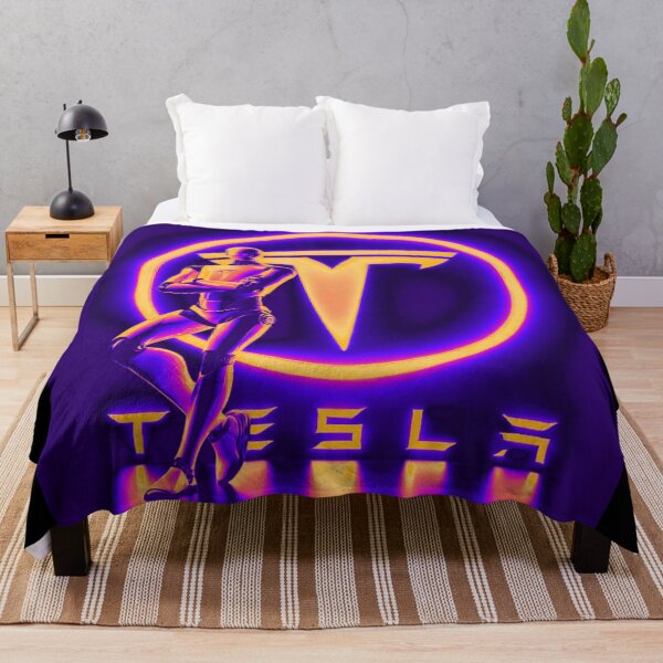 Item preview, Tesla logo art designed and sold by TEEJAMBOREE.