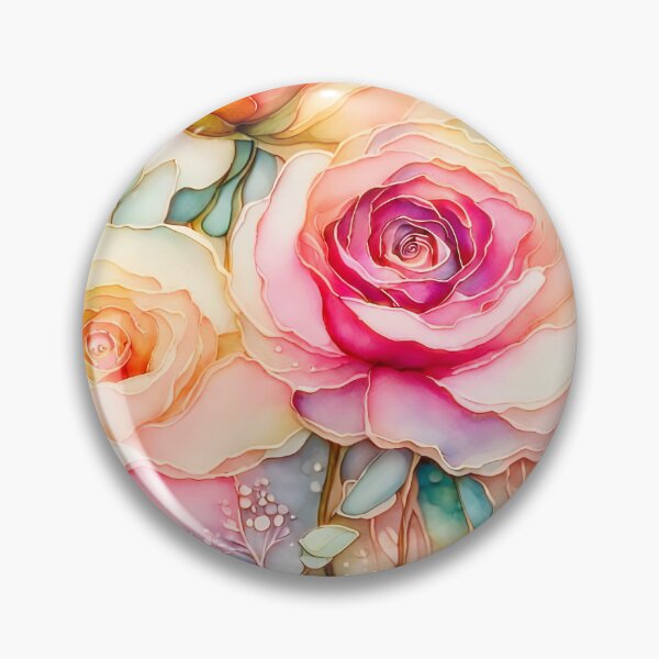 Item preview, Dulces y tiernas rosas felices - Arte moderno designed and sold by Lightworker11.