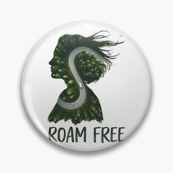 Item preview, Roam Free Camper Van Winding Road Double Exposure designed and sold by LSphere Art.