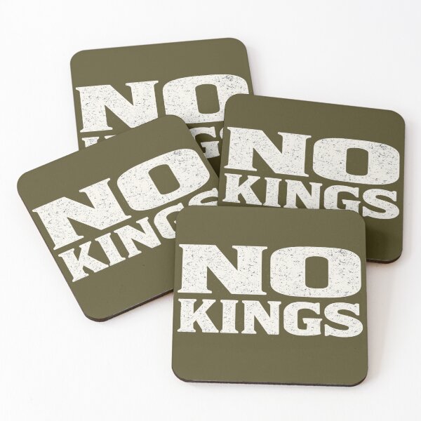 Item preview, No Kings Bold Distressed Patriotic Statement Design designed and sold by Meandmyshop.