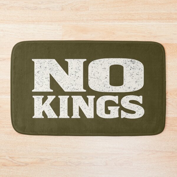 Item preview, No Kings Bold Distressed Patriotic Statement Design designed and sold by Meandmyshop.