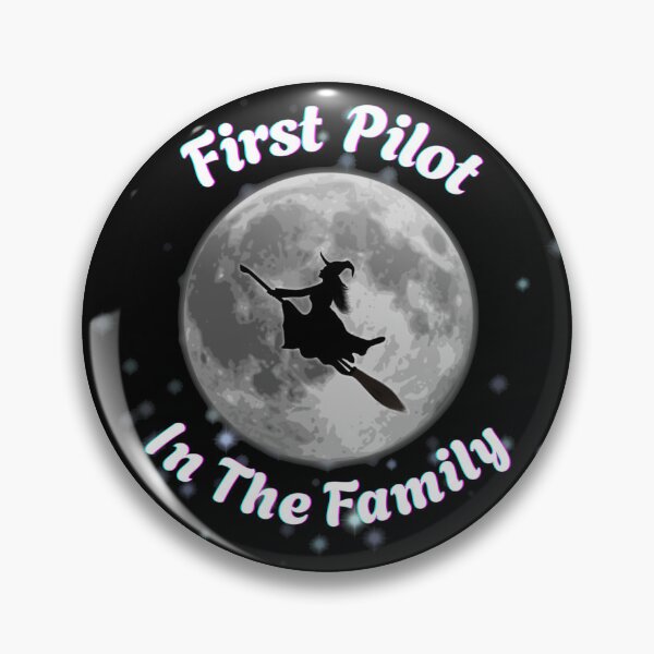 Artikelvorschau, Erster Pilot in der Familie Lustige Hexe mit Besen entworfen und verkauft von BsDrip.