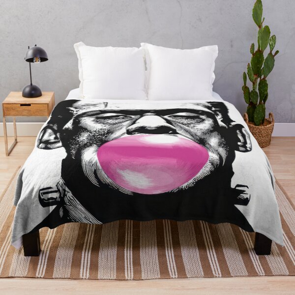 Item preview, Frankenstein blows a pink bubble designed and sold by anytka.