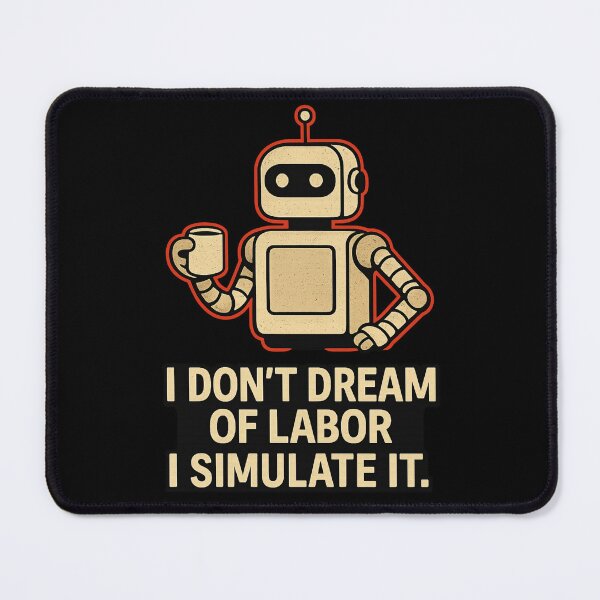 Item preview, Programmer Humor T-Shirt – I Don’t Dream of Labor I Simulate It AI Robot designed and sold by MonoDraft.