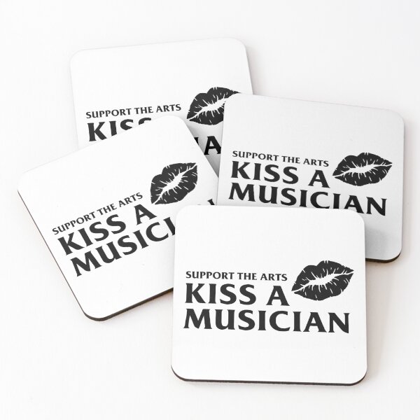 Item preview, Support The Arts Kiss A Musician - Funny Music Lover Quote designed and sold by AMICO77.