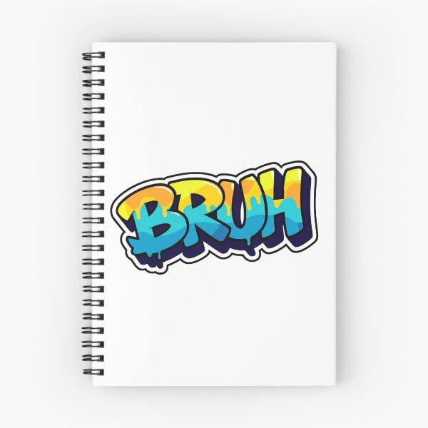 Item preview, Pegatina de grafiti "BRUH" designed and sold by MendaciousMina.