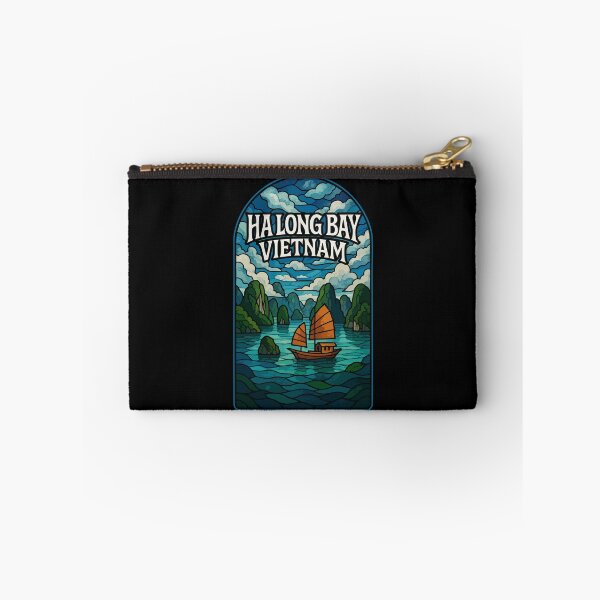 Item preview, Ha Long Bay Vietnam Stained Glass Travel designed and sold by TomFrontierArt.