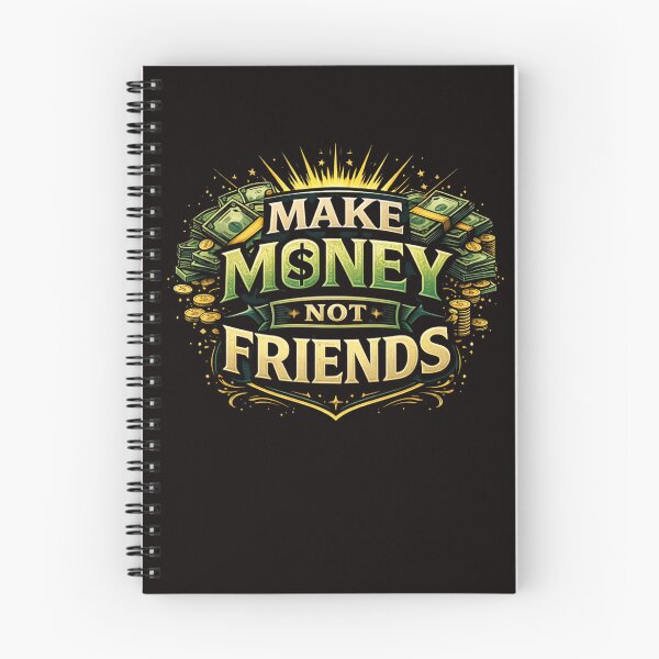 Item preview, Make Money Not Friends Quote Design designed and sold by Combat Skies.