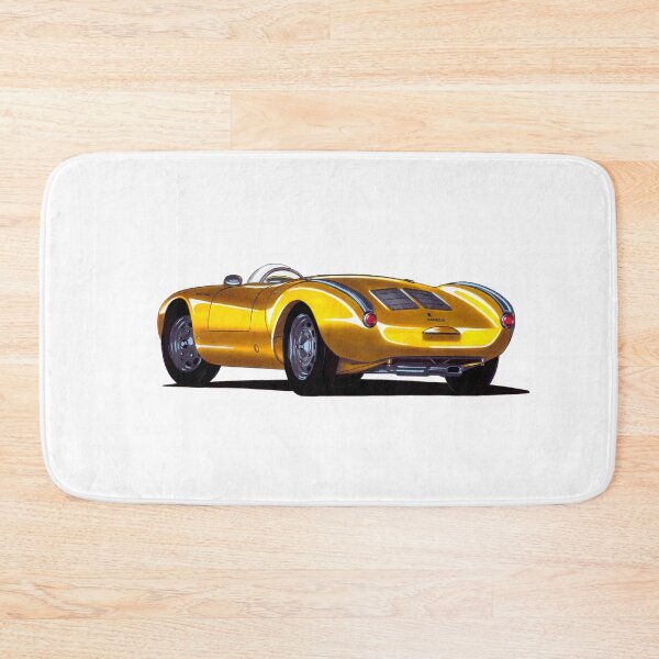 Item preview, Exclusive drawing legendary germany yellow racing car 550 Spyder with flat air cooled engine designed and sold by Cars23.