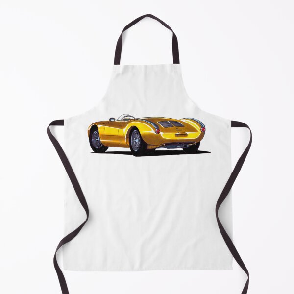 Item preview, Exclusive drawing legendary germany yellow racing car 550 Spyder with flat air cooled engine designed and sold by Cars23.