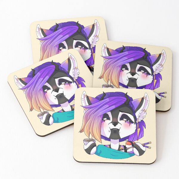 Item preview, Raven: Loves Sushi designed and sold by KeishaMaKainn.