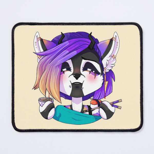 Item preview, Raven: Loves Sushi designed and sold by KeishaMaKainn.