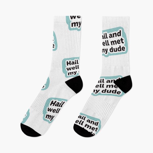 Item preview, Hail and well met my dude designed and sold by MendaciousMina.