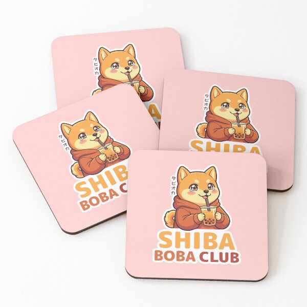 Item preview, Cute Shiba Inu Dog Boba Drink Japanese Anime Style Art designed and sold by Czuk Designs.