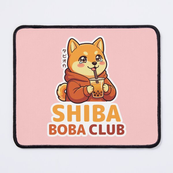 Item preview, Cute Shiba Inu Dog Boba Drink Japanese Anime Style Art designed and sold by Czuk Designs.