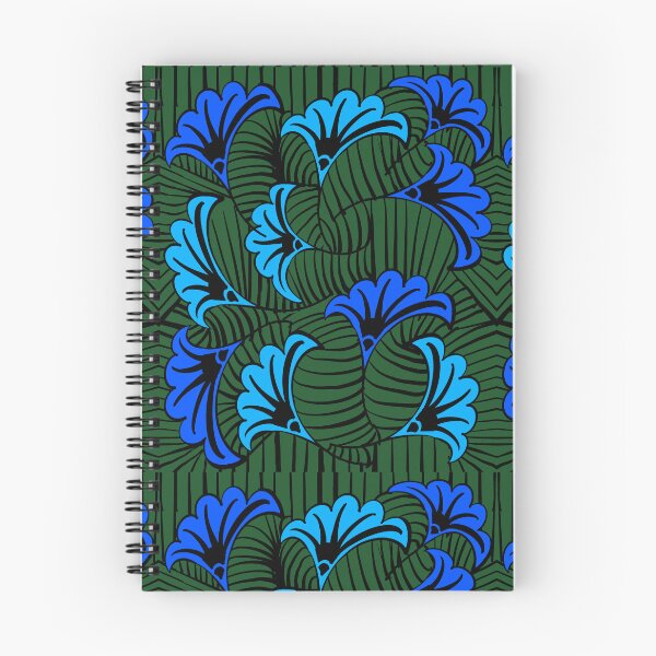 Item preview, Blue Green Ankara Print | Modern Afrocentric Geometric Pattern designed and sold by Artonmytee.
