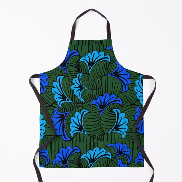 Item preview, Blue Green Ankara Print | Modern Afrocentric Geometric Pattern designed and sold by Artonmytee.