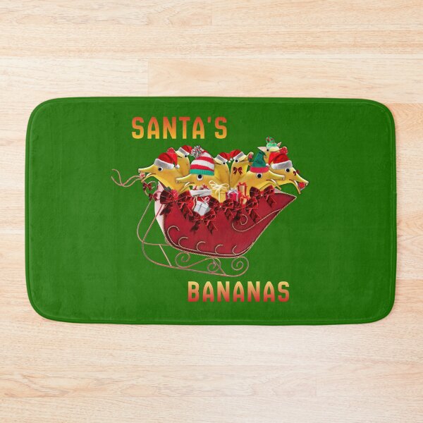 Item preview, Funny Christmas Santa's Bananas designed and sold by DizzyButterfly.