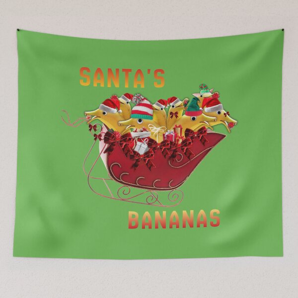 Item preview, Funny Christmas Santa's Bananas designed and sold by DizzyButterfly.