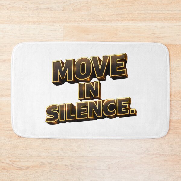 Item preview, Move In Silence Quote T-Shirt | Motivational Hustle Mindset Streetwear Design designed and sold by Combat Skies.
