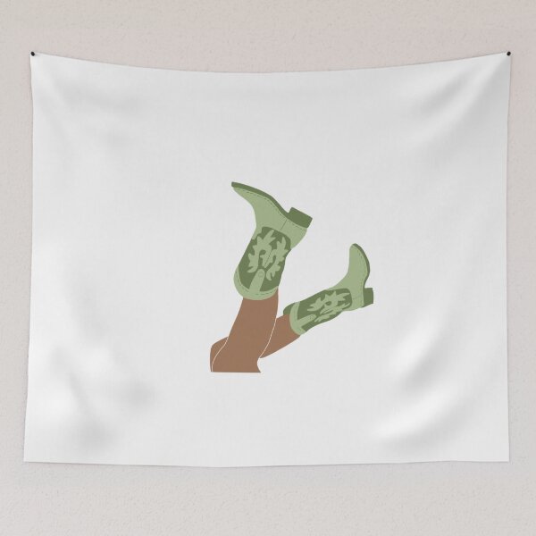 Item preview, Classic Western Cowboy Boots Cowgirl Country Style Wall Print designed and sold by Just A Girly.
