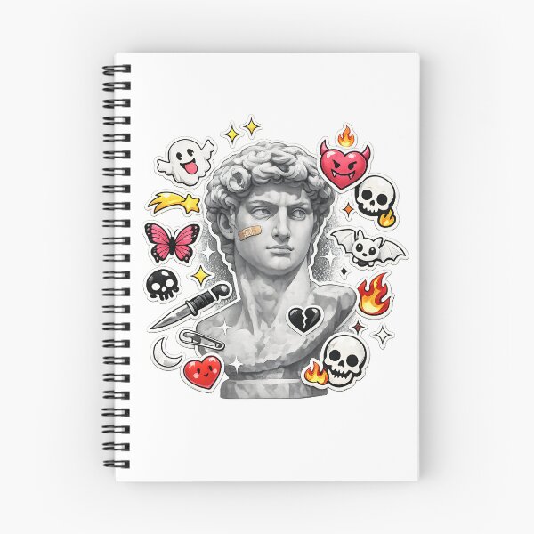 Item preview, Creepy-Cute Stickerbomb Marble Icon designed and sold by Markhor Supply.
