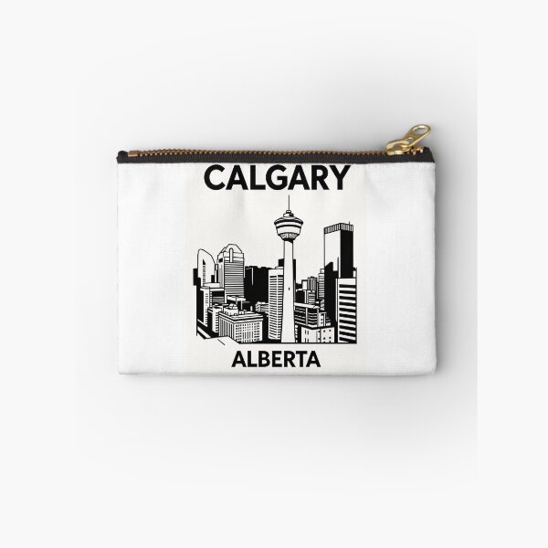 Item preview, Calgary Alberta Canada Minimalist Line Art Poster designed and sold by Stripe Wall Studio.