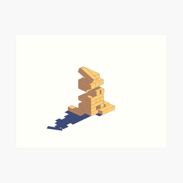 Jenga Art Prints | Redbubble