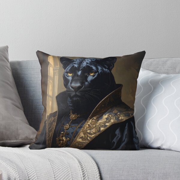 Item preview, Regal Black Panther Renaissance Noble Portrait designed and sold by Rutvain.