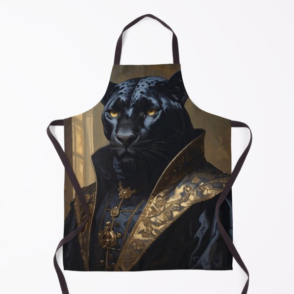 Item preview, Regal Black Panther Renaissance Noble Portrait designed and sold by Rutvain.