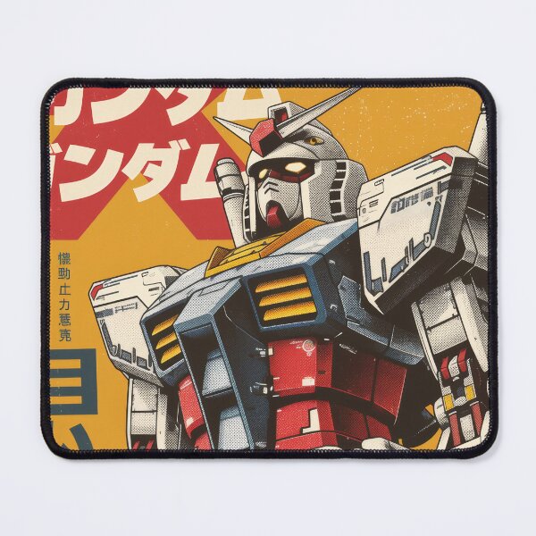 Item preview, Retro Yellow RX-78-2 Gundam designed and sold by AnimeArsenalPrints.